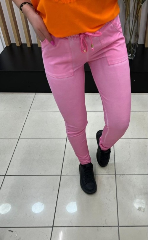 Spodnie dekatyzowane TI 740 Różowe