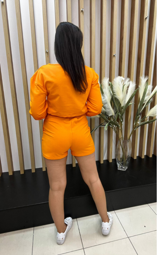 Set of sweatshirt with shorts TI 955 Orange
