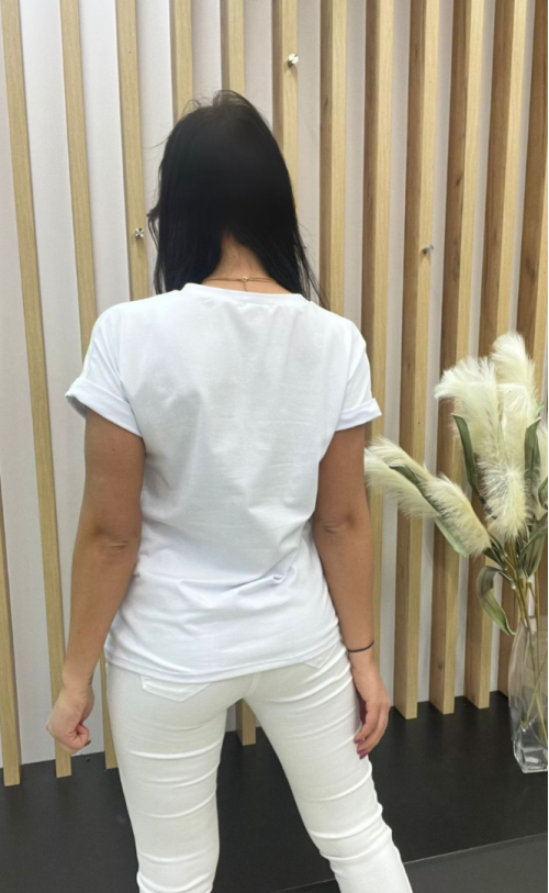 T-shirt ważka TS 873 Biały