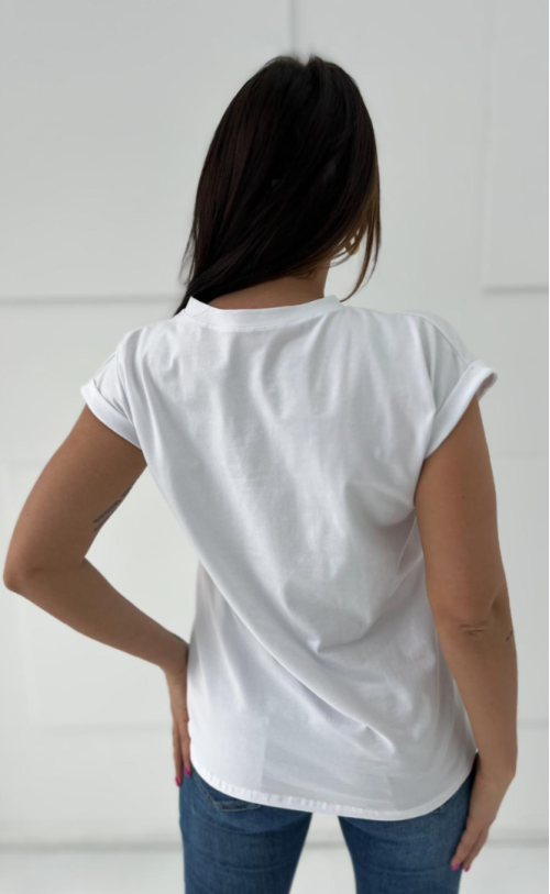 T-shirt miki 1213 Biały