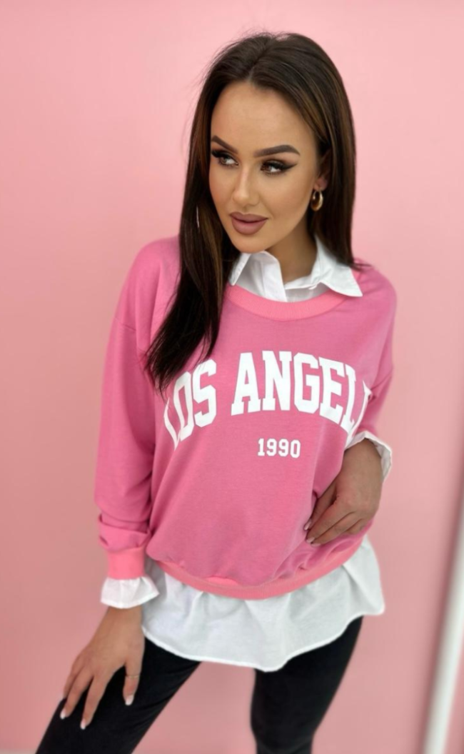Los Angeles 1714 Pink sweatshirt