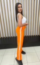 Spodnie z lampasami 262 Pomarańczowe