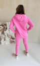 Insulated sweatshirt with hood 006 Pink