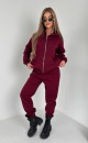 Insulated zippered sweatshirt TS 100 Claret