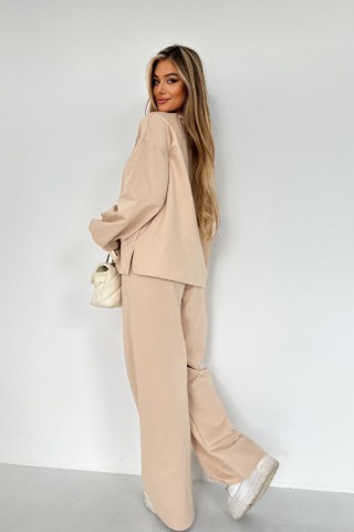  blouse and trousers set TS431 Beige