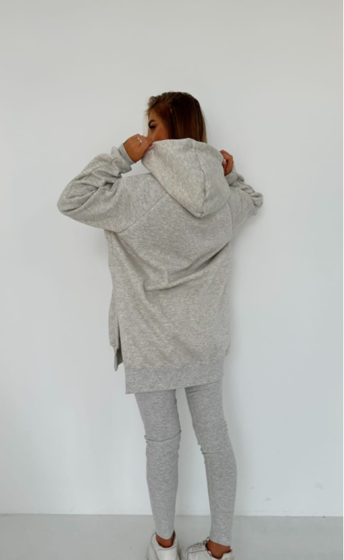 Bluza ocieplana 254 Szara