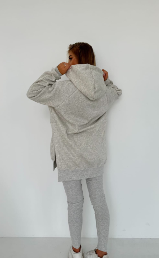 Bluza ocieplana 254 Szara