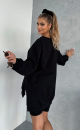 Bluza MINIMAL rozcięcia TS 255 Czarna