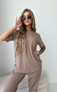 Plain T-shirt TS 345 Fango
