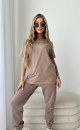 Plain T-shirt TS 345 Fango