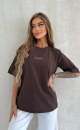 T-shirt MINIMAL TS374 Czekolada