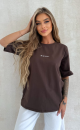 T-shirt MINIMAL TS374 Czekolada
