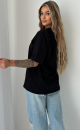 T-shirt MINIMAL TS374 Czarny