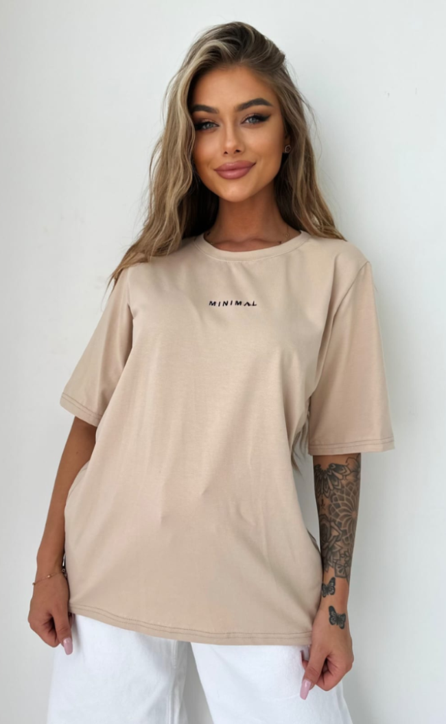 MINIMAL TS374 Beige T-shirt