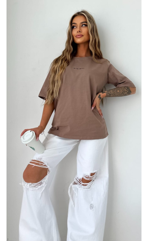 T-shirt MINIMAL TS374 Fango