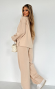 blouse and trousers set TS431 Beige