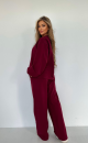blouse and trousers set TS431 Claret
