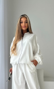 Bomber Jacket TS257 Cream
