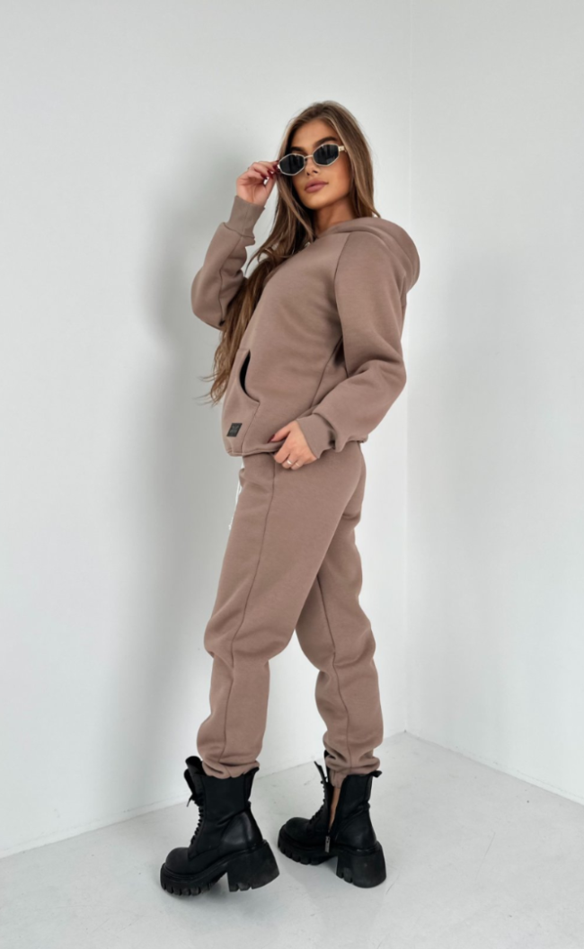 Insulated zippered sweatshirt TS 100 Fango