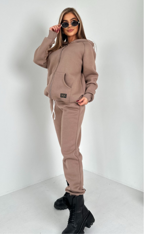 Insulated zippered sweatshirt TS 100 Fango