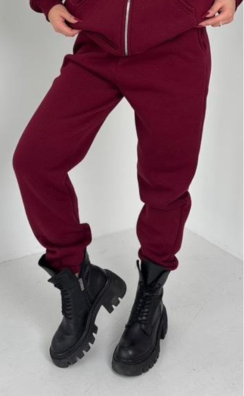 Spodnie ocieplane TS 101 Bordo