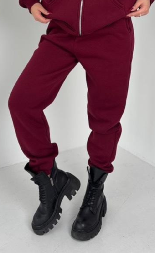 Spodnie ocieplane TS 101 Bordo