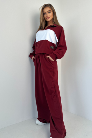 Komplet pasy TI 1005 Bordowy