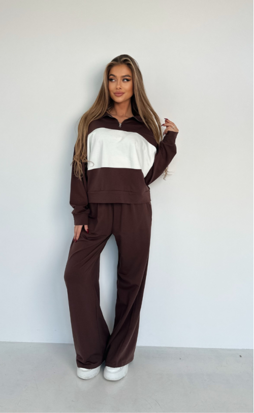 Komplet pasy TI 1005 Czekolada