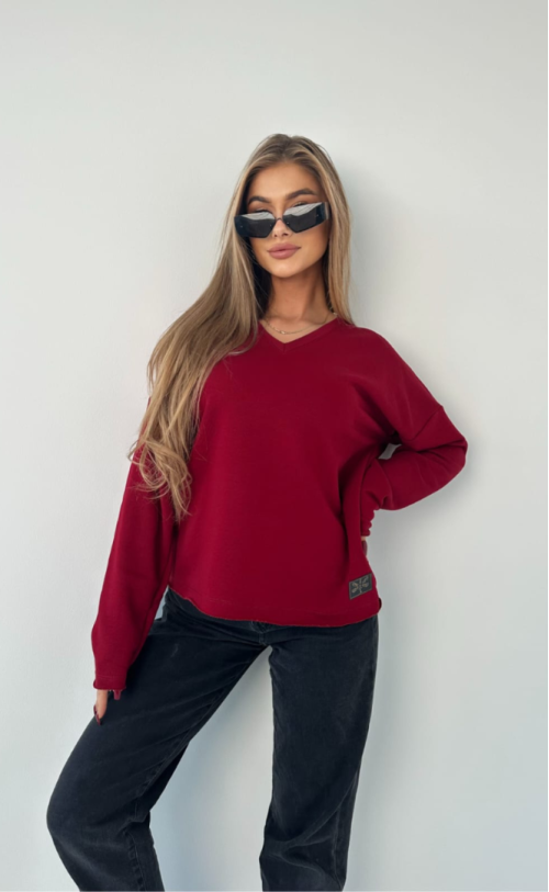 Bluzka zamek TI 1008 Bordo