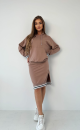 Komplet bluza i spódnica TI 1009 Fango