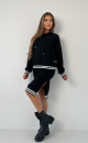 Komplet bluza i spódnica TI 1009 Czarny