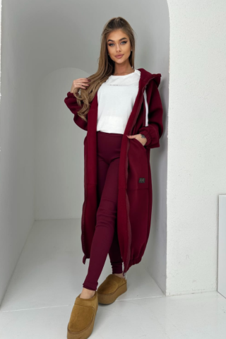 Płaszcz /Bluza  TI 1014 Bordo