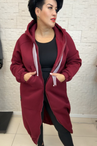 Płaszcz /Bluza  TI 1014 Bordo