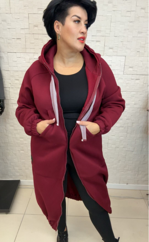 Płaszcz /Bluza  TI 1014 Bordo